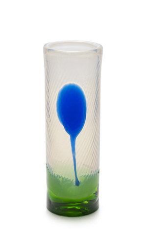 A Jiri Suhajek for Crystalex Cylinder Vase