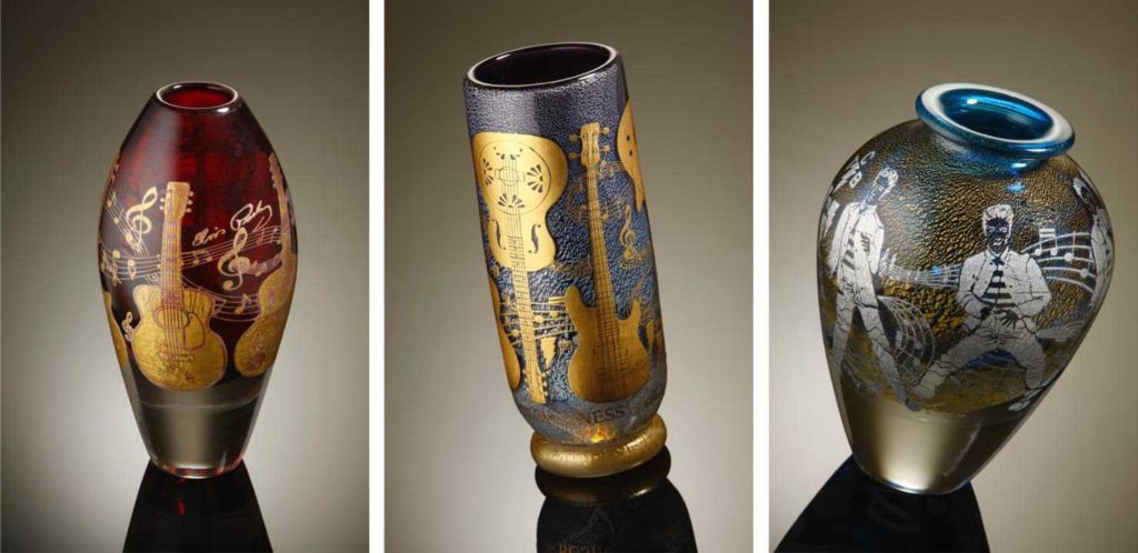 Jonathan Harris 'Elvis Presley' Vase designed by Mark Hill