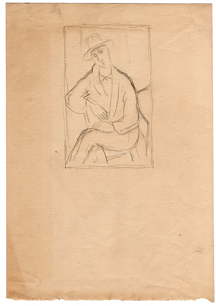 Marevna Modigliani Varvogli drawing