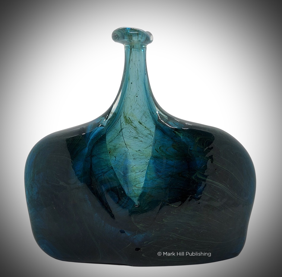 Michael Harris Fish Vase Mdina Glass