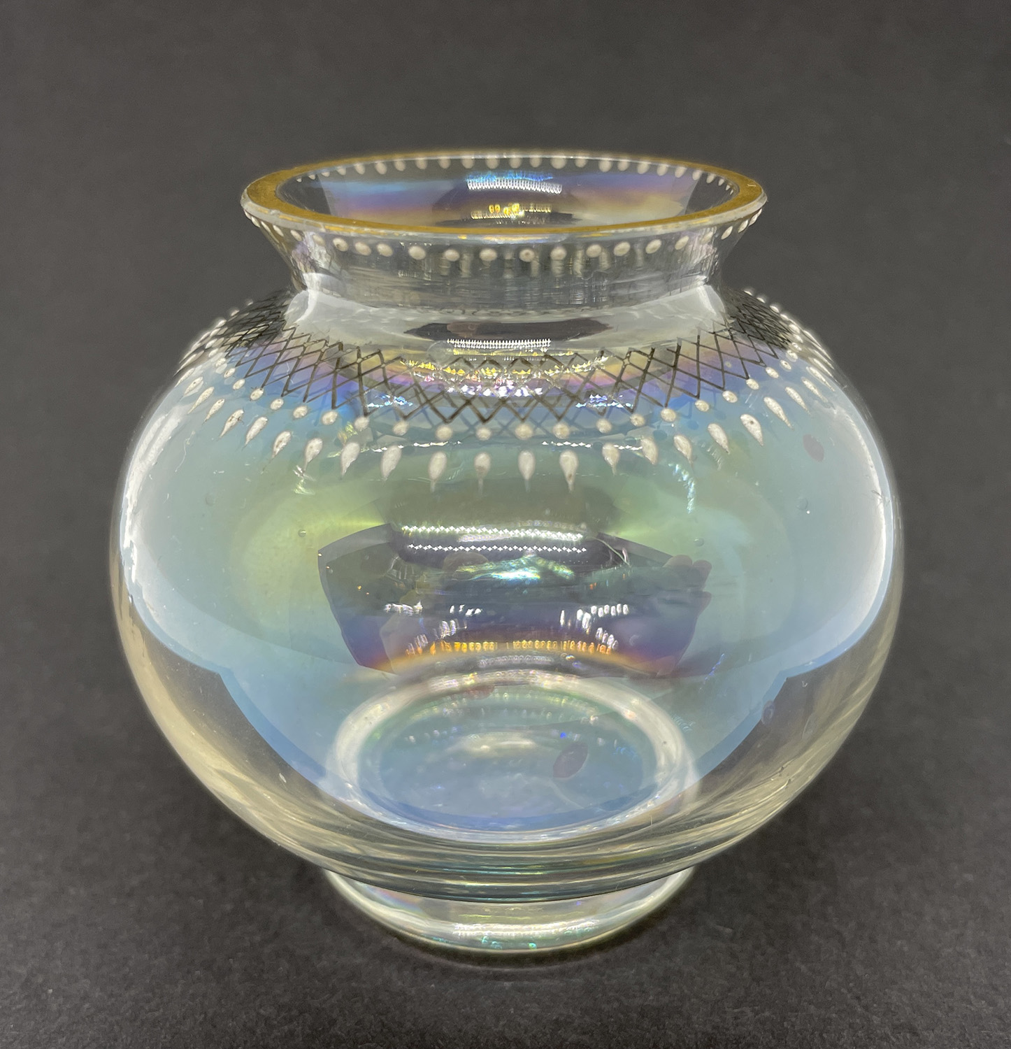 Harrach Iridescent Vase