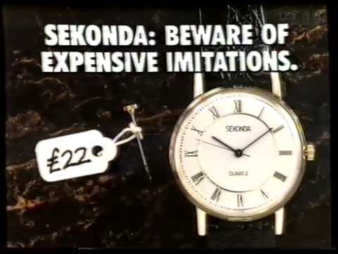 Vintage Sekonda Watch Advert