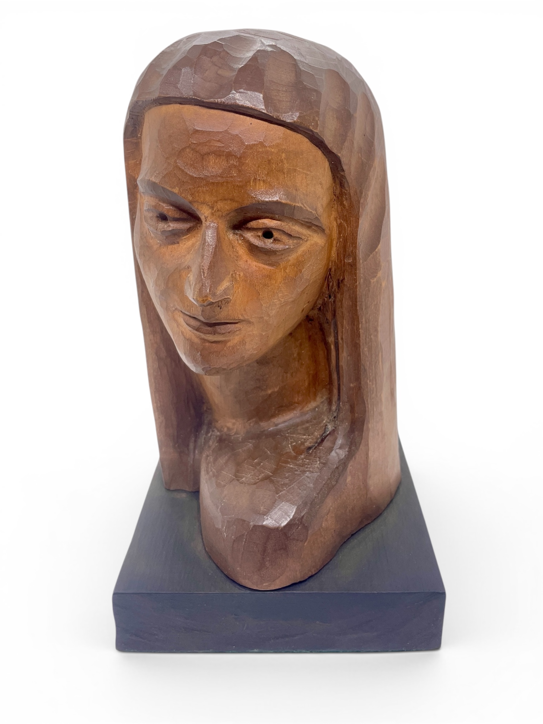Hugo Lederer carved wooden sculpture
